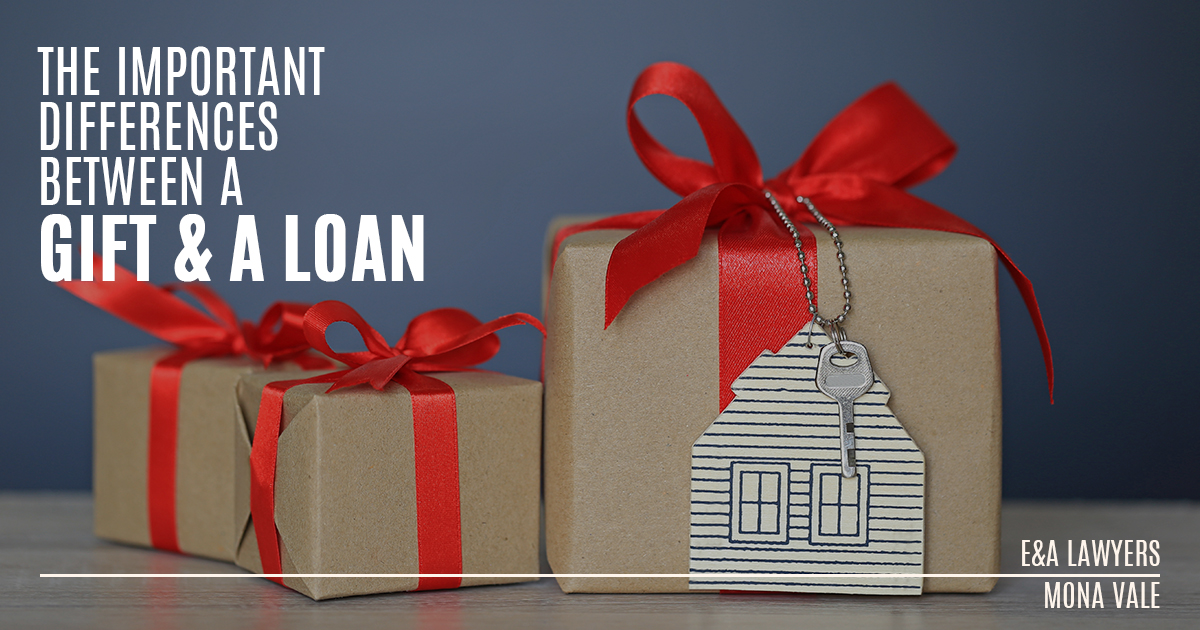 Gifts vs Loans in Family Law E&A Lawyers