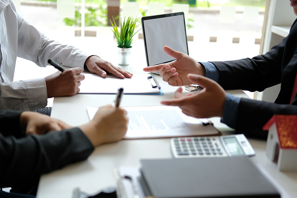 What is a partial property settlement?